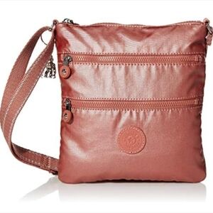KIPLING NWOT Keiko Shimmery Rose Crossbody
